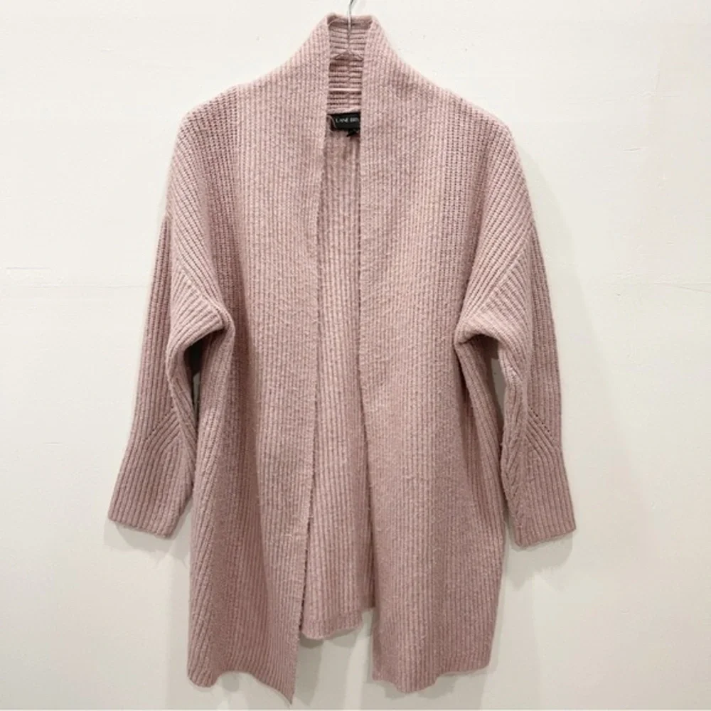 Lane Bryant Chunky Cable Knit Open Front Size 18/20 Light Pink